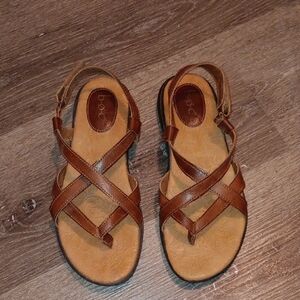 b.o.c. Tan Strappy Women's Sandals